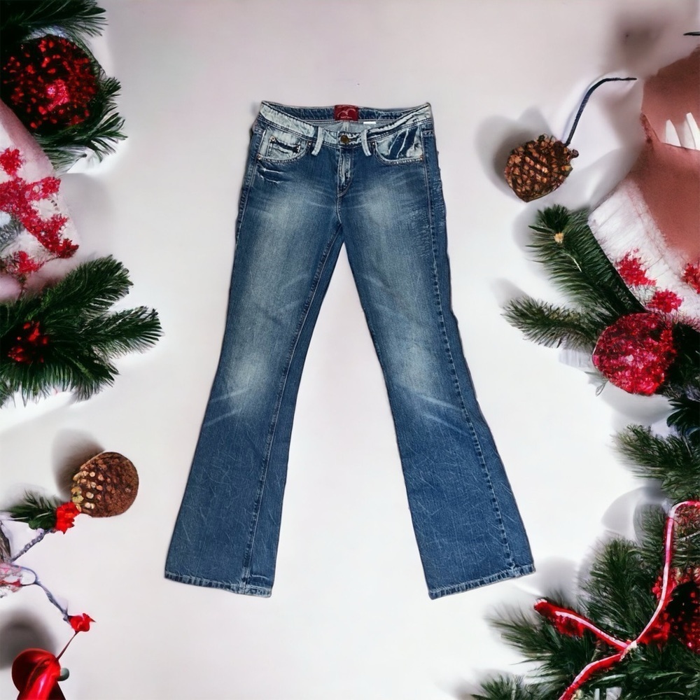 Women Leviβs Red tag Bootcut Jeans -mid rise - like new ! SZ 7L -30x32ππβ - Picture 9 of 15